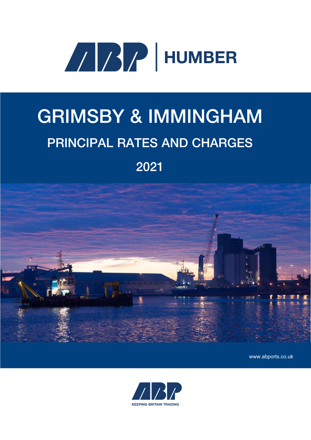 Grimsby and Immingham Port Charges 2021
