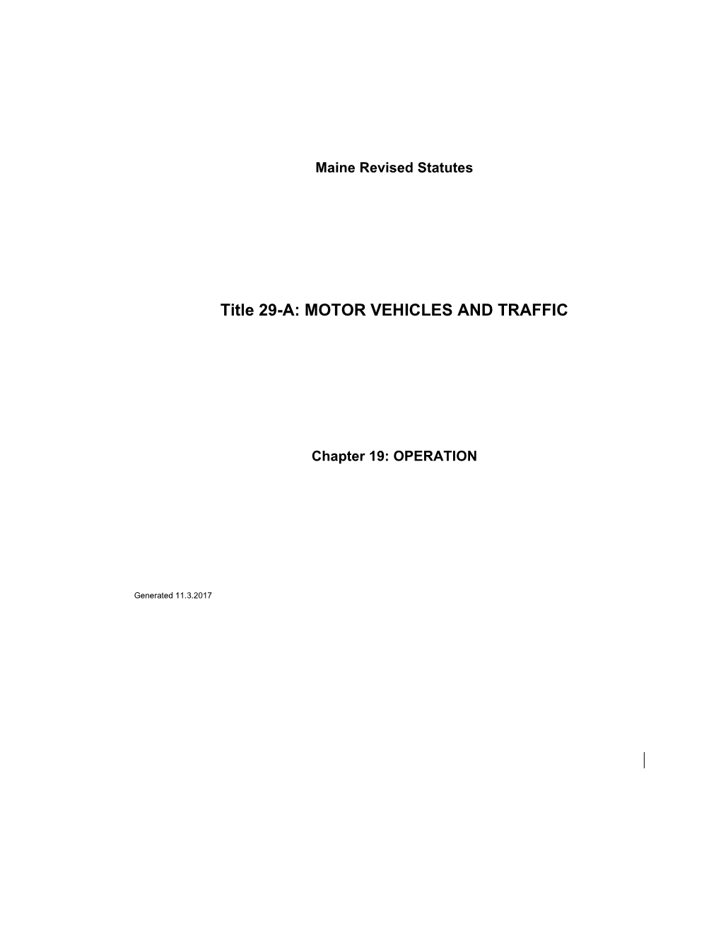 MRS Title 29-A 2052. DIVIDED HIGHWAYS