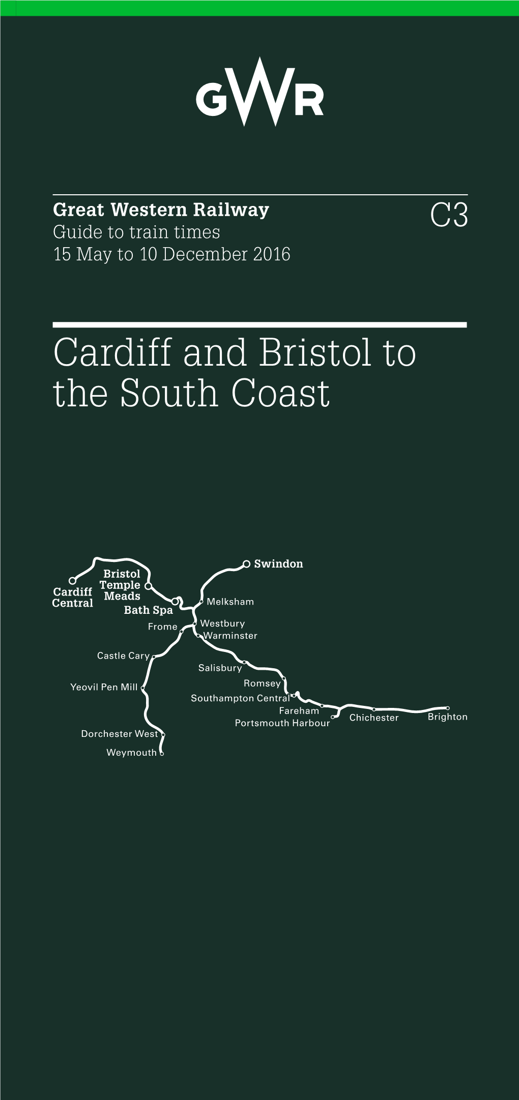 Cardiff and Bristol to the South Coast