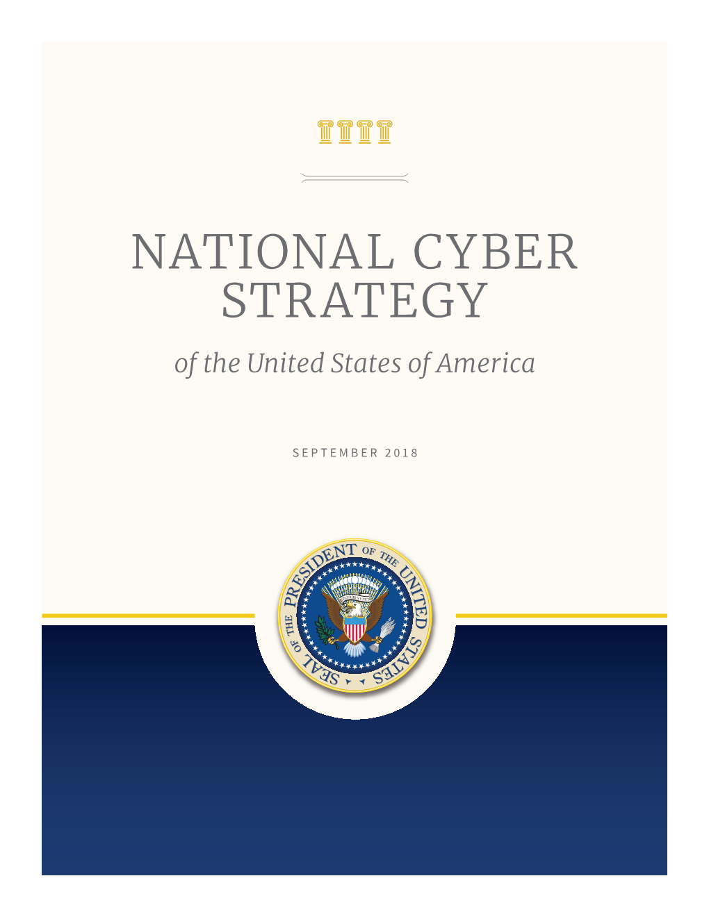 NATIONAL CYBER STRATEGY of the United States of America