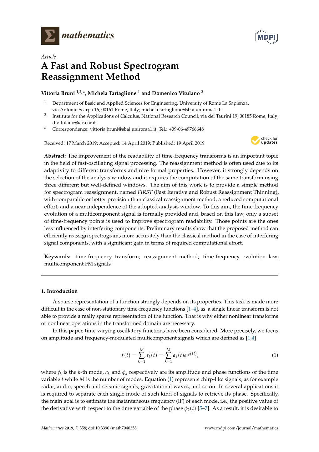 A Fast and Robust Spectrogram Reassignment Method