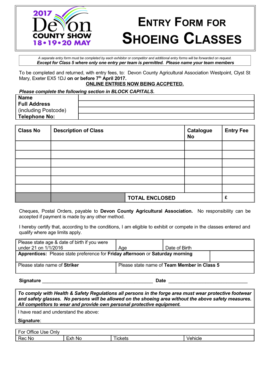 Devon County Agricultural Association s1