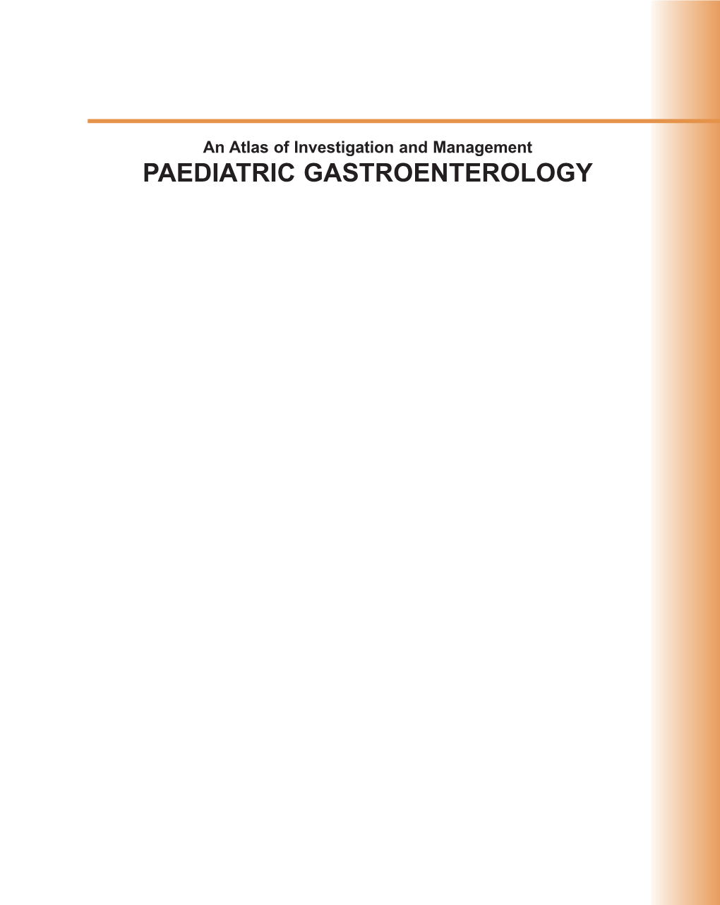 Paediatric Gastroenterology