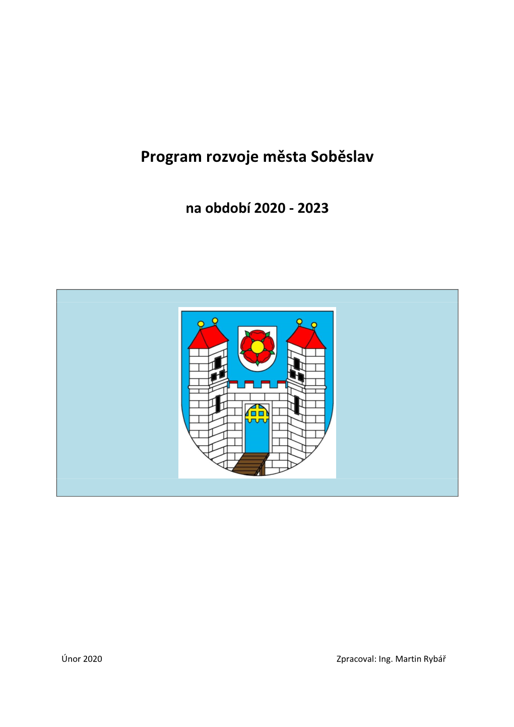 Program Rozvoje Města Soběslav 2020-2023