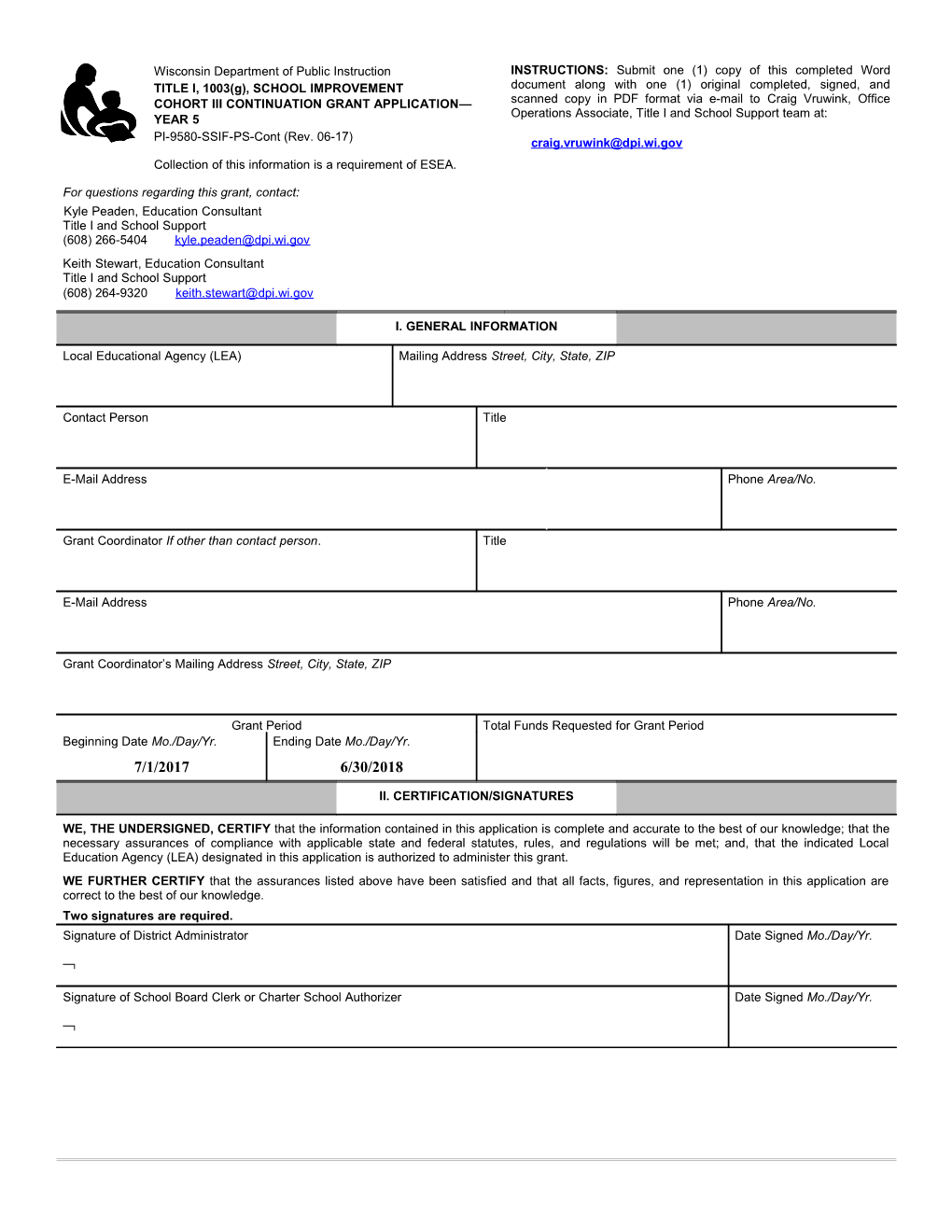 Pi-9550-SSIF-C Title I, 1003(G), Supplemental School Improvement