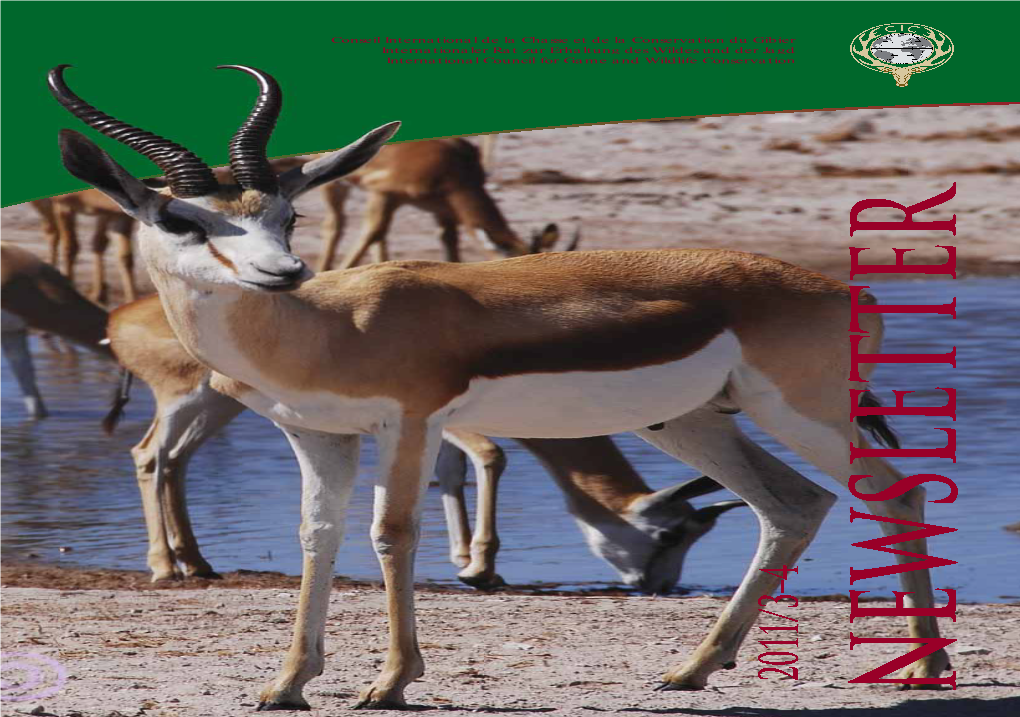Conseil International De La Chasse Et De La Conservation Du Gibier Internationaler Rat Zur Erhaltung Des Wildes Und Der Jagd