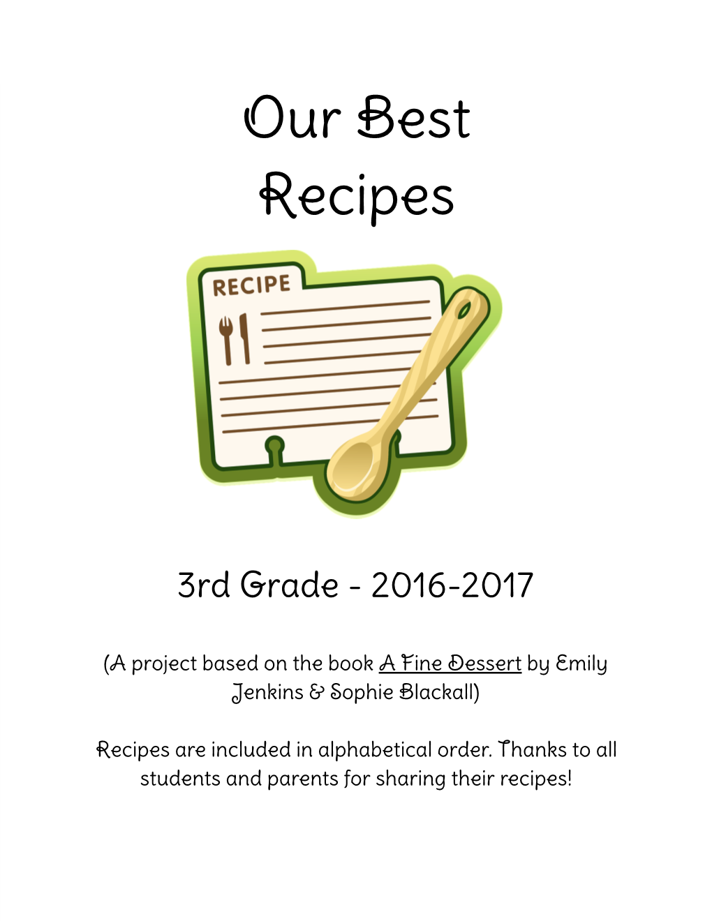 Our Best Recipes