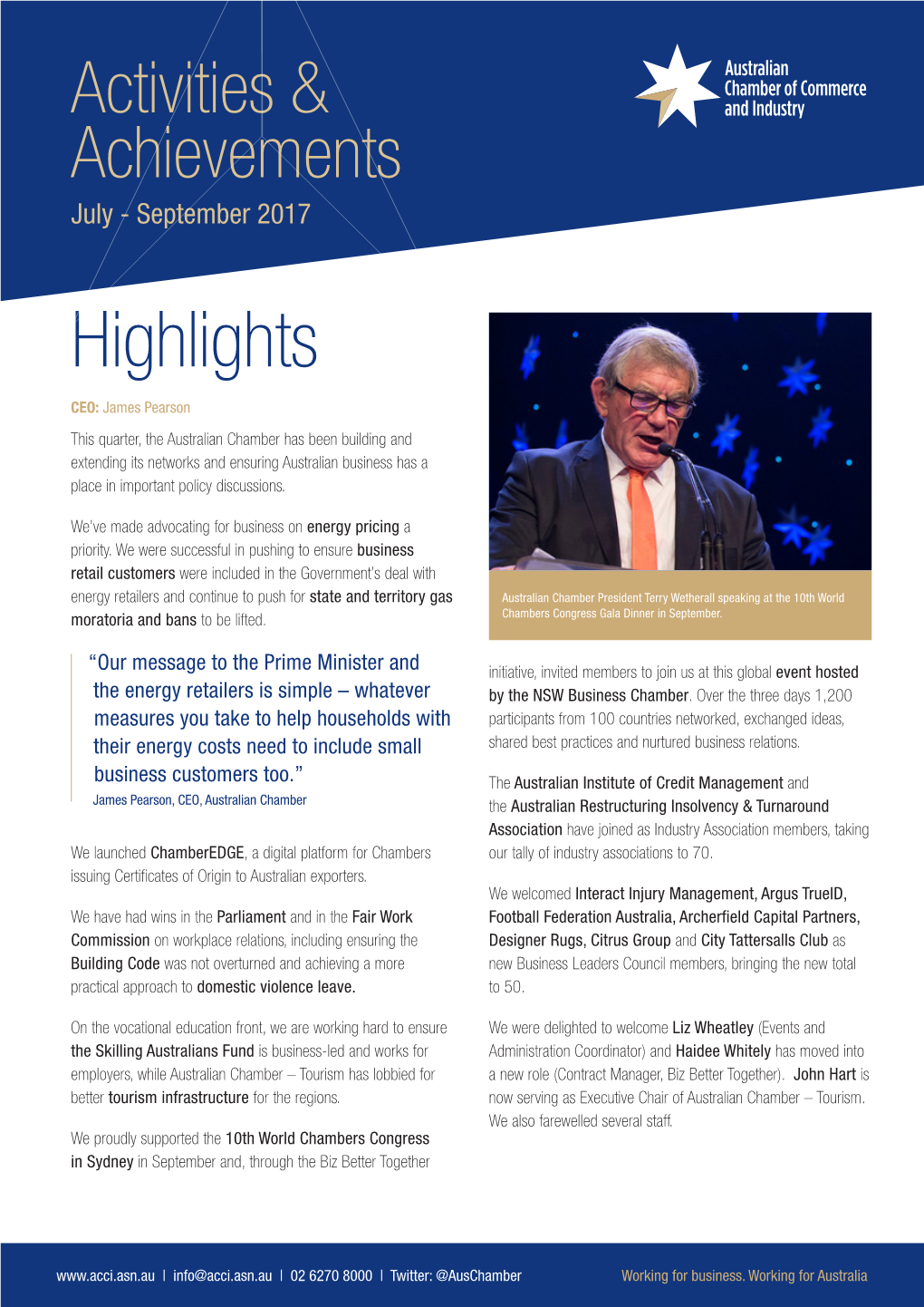 Auschamber Activities & Achievements Q3 2017 PDF 3.48 MB