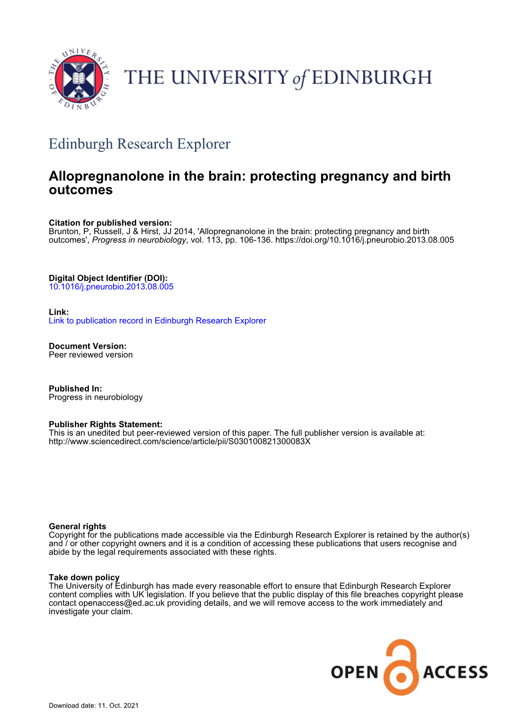 Edinburgh Research Explorer