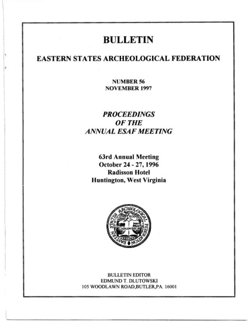 ESAF Bulletin 1997