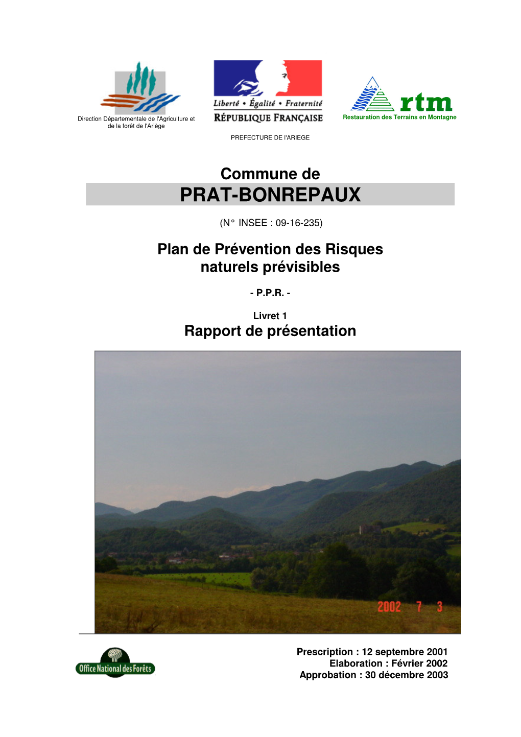 Commune De PRAT-BONREPAUX