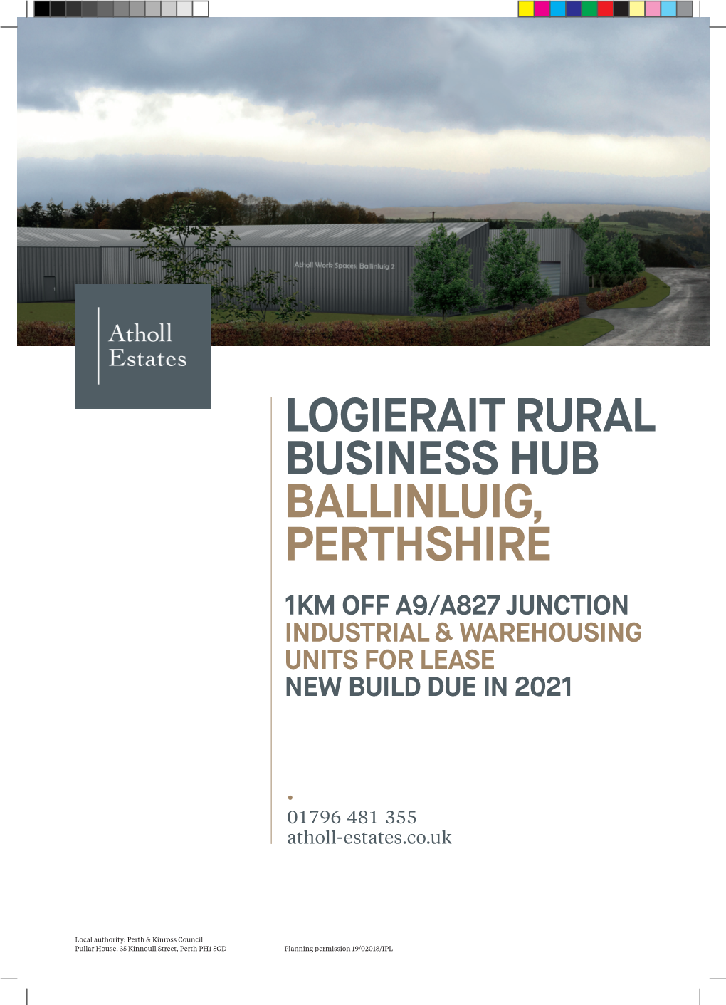 Logierait Rural Business Hub Ballinluig, Perthshire 1Km Off A9/A827 Junction Industrial & Warehousing Units for Lease New Build Due in 2021