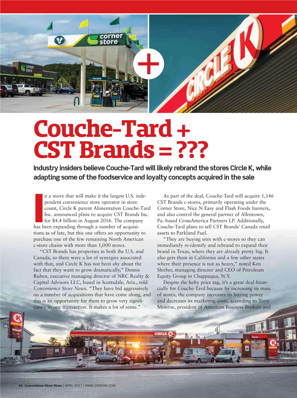 Couche-Tard + CST Brands =