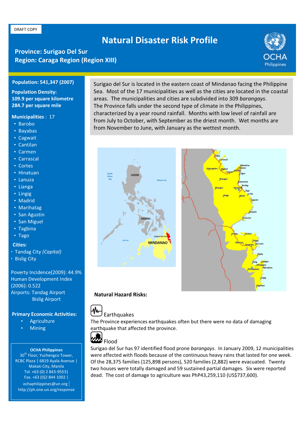 NDRP SURIGAO DEL SUR Final