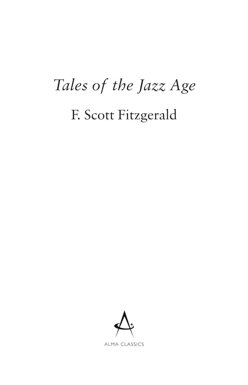 Tales of the Jazz Age F