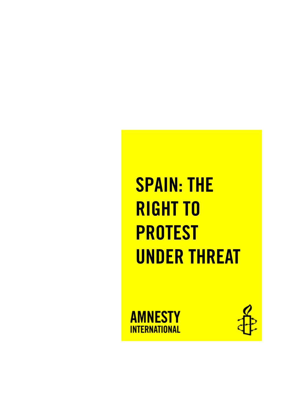 Spain: the Right to Protest Under Threat