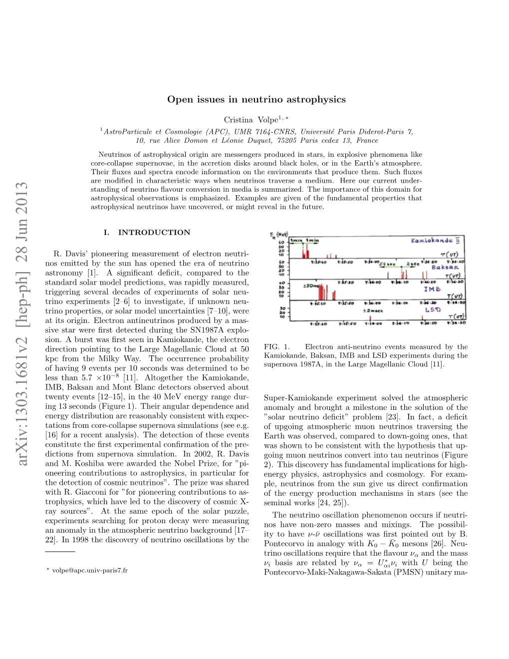 Arxiv:1303.1681V2 [Hep-Ph] 28 Jun 2013 and M