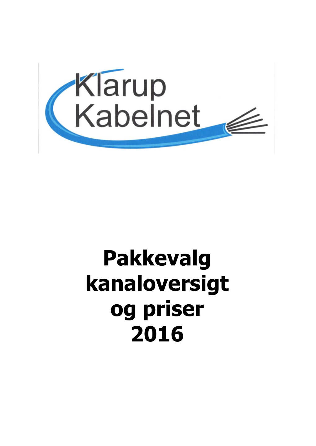 Kanaloversigt 2016