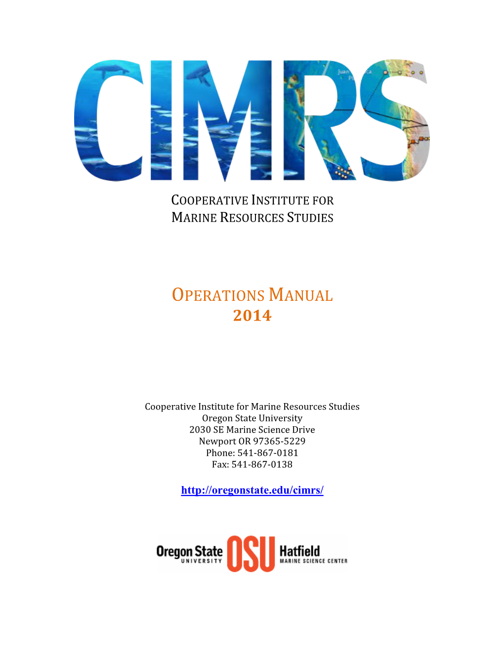 Operations Manual 2014