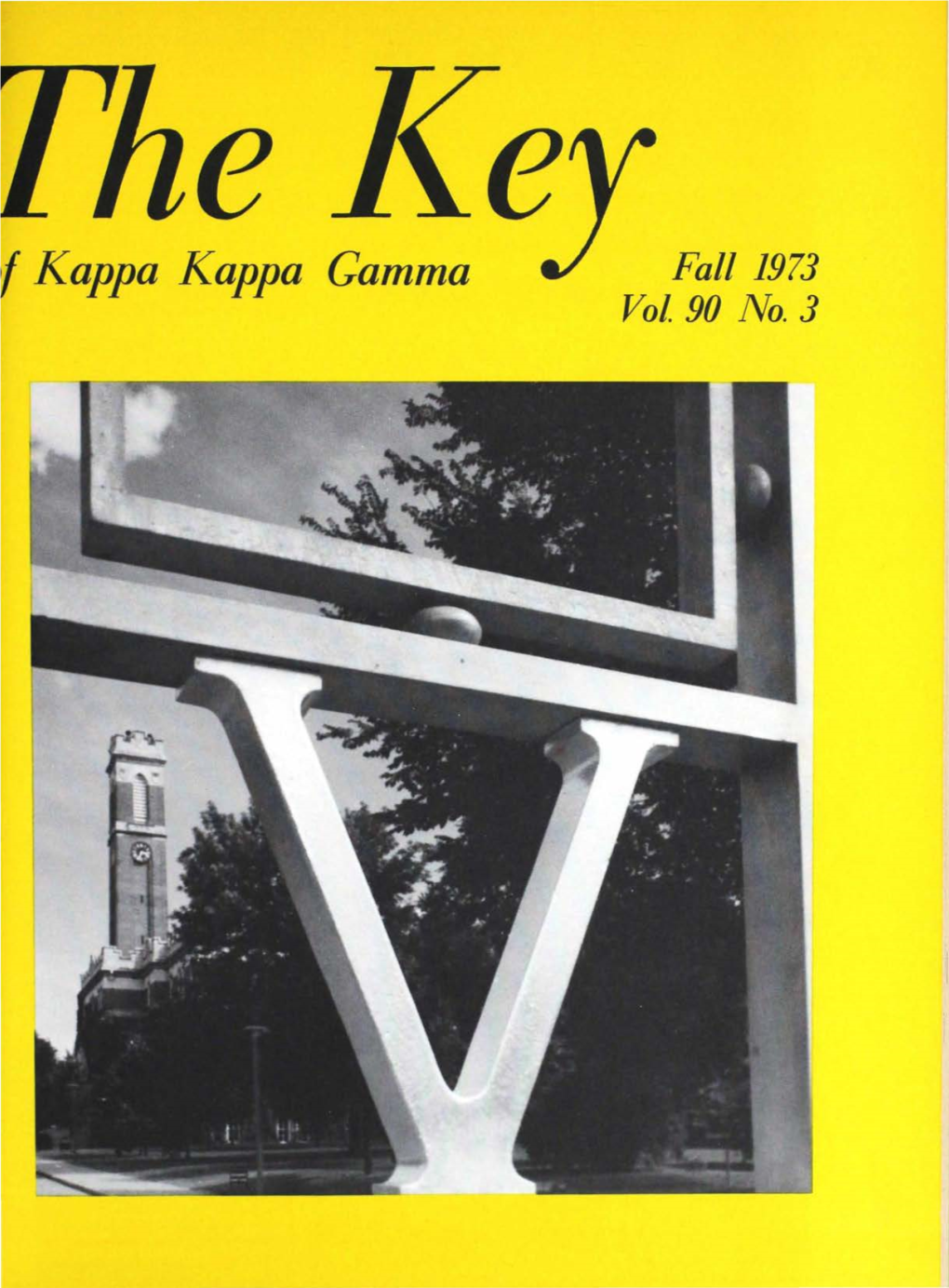 THE KEY VOL 90 NO 3 FALL 1973.Pdf