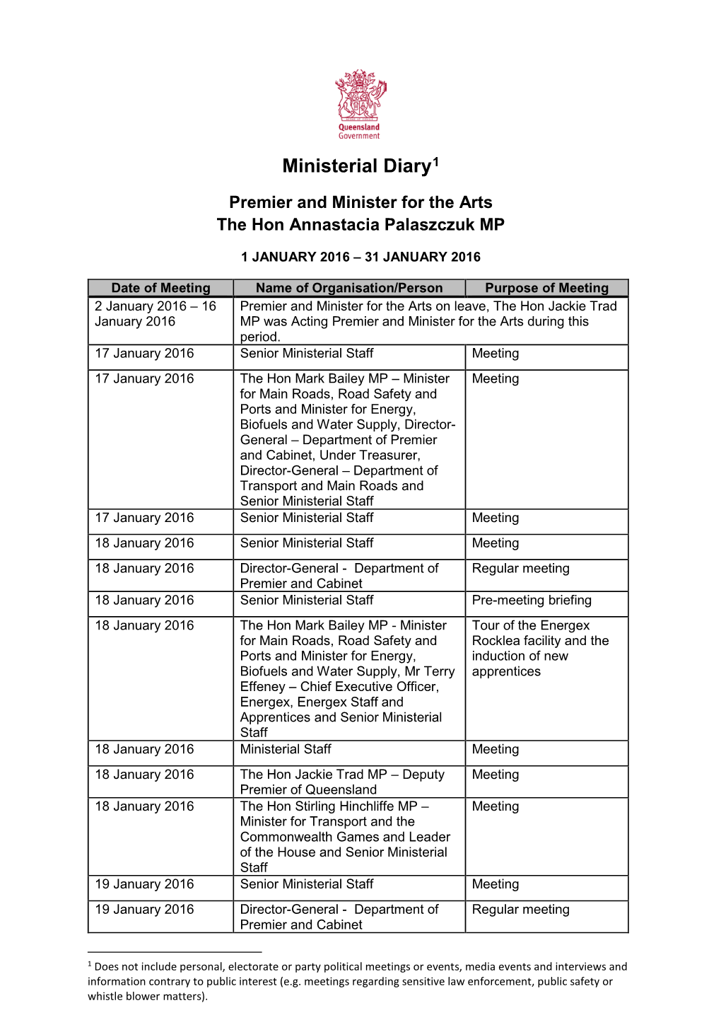 Ministerial Diary1