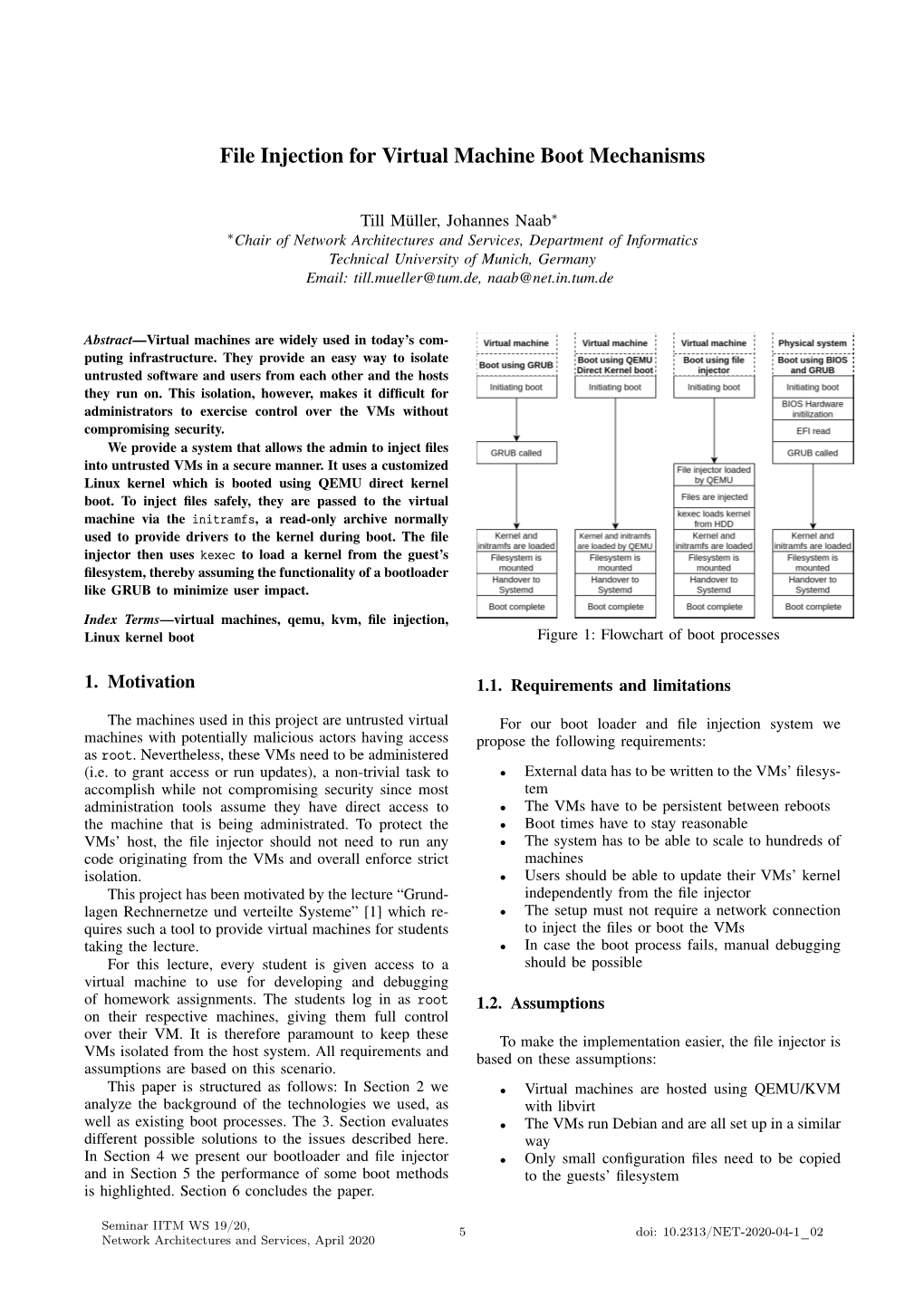 File Injection for Virtual Machine Boot Mechanisms