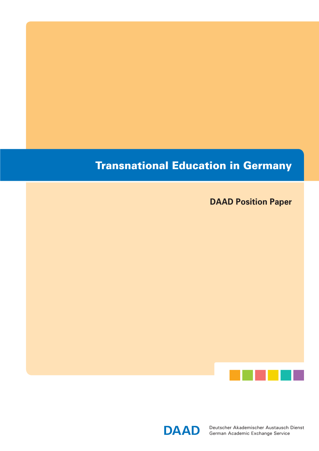 Transnational Education in Germany