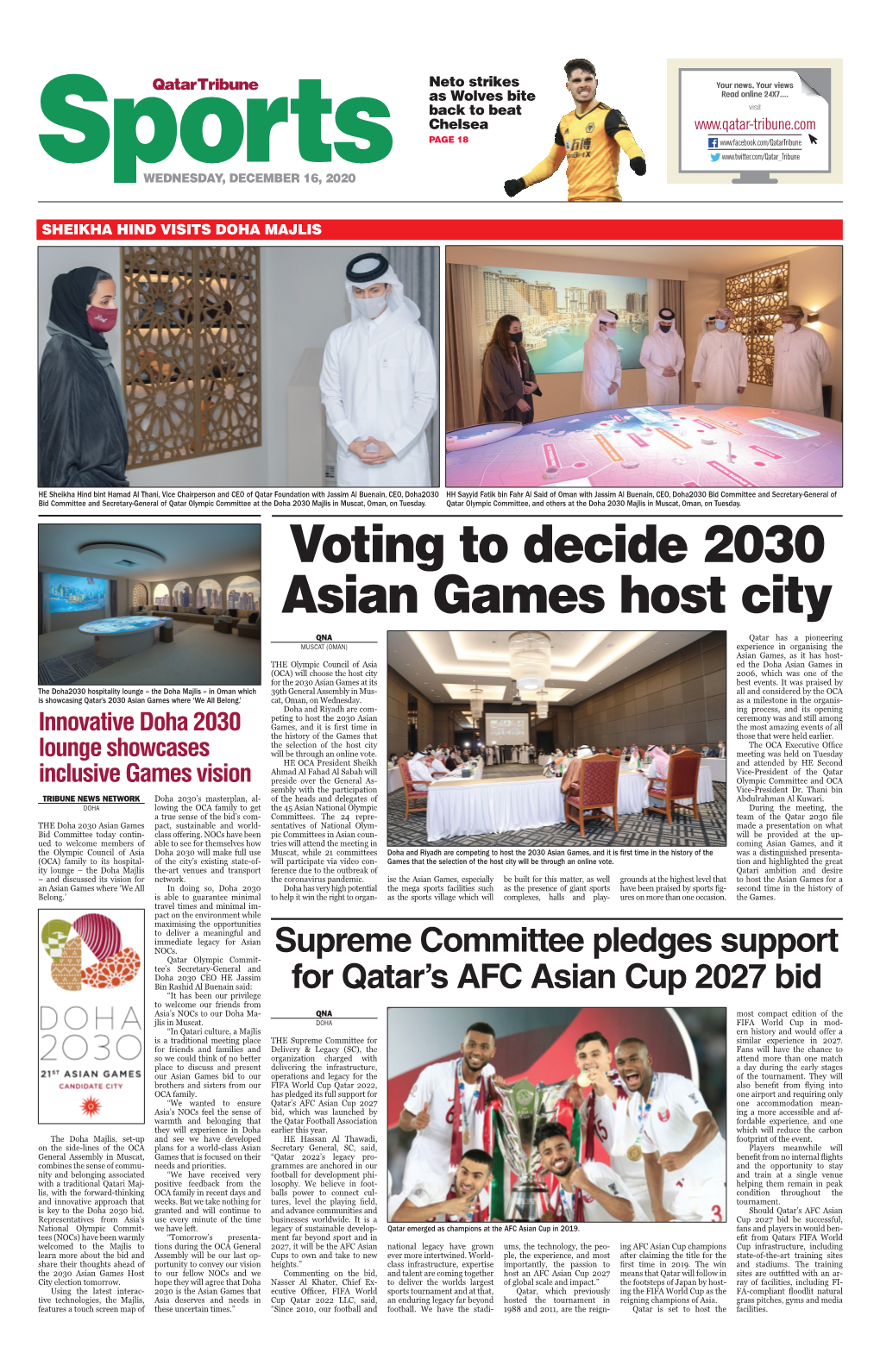 Voting to Decide 2030 Asian Games Host City