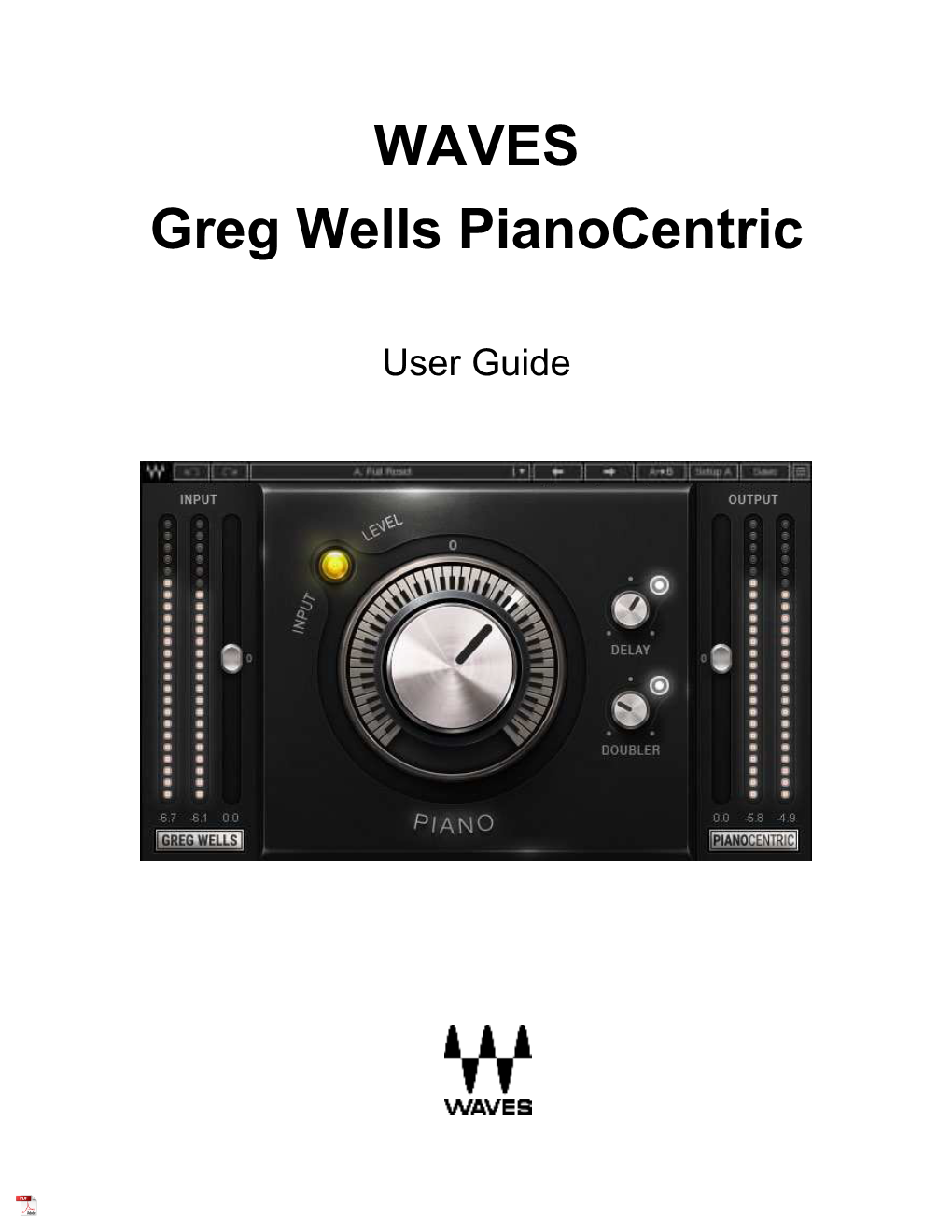 WAVES Greg Wells Pianocentric