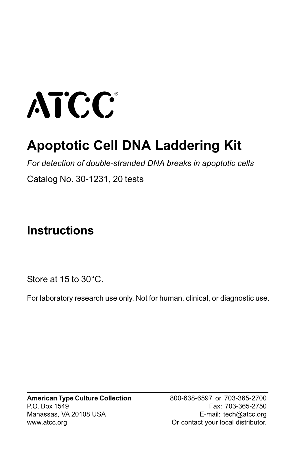 DNA Laddering Nonbook