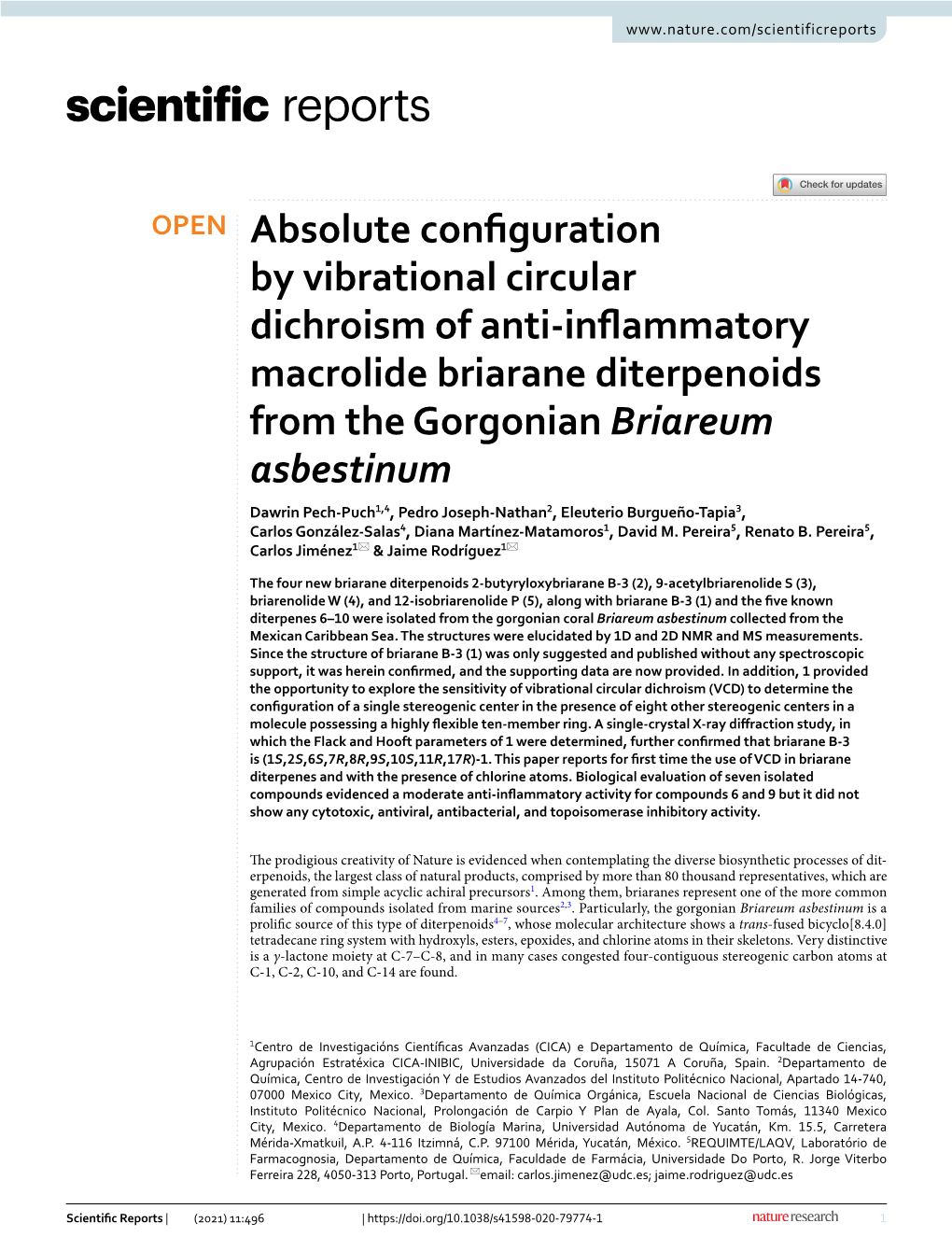 Absolute Configuration by Vibrational Circular Dichroism of Anti