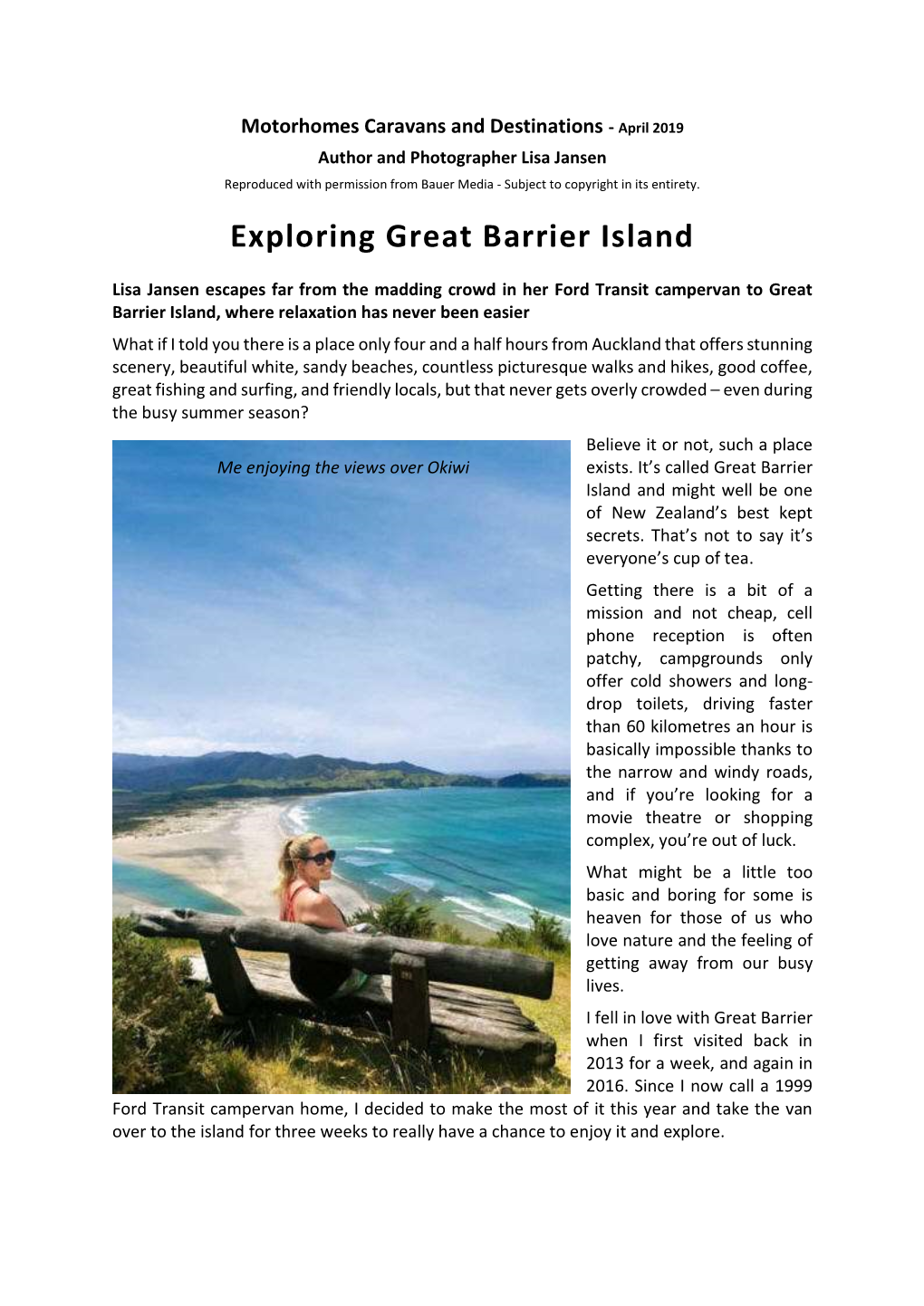 Exploring Great Barrier Island