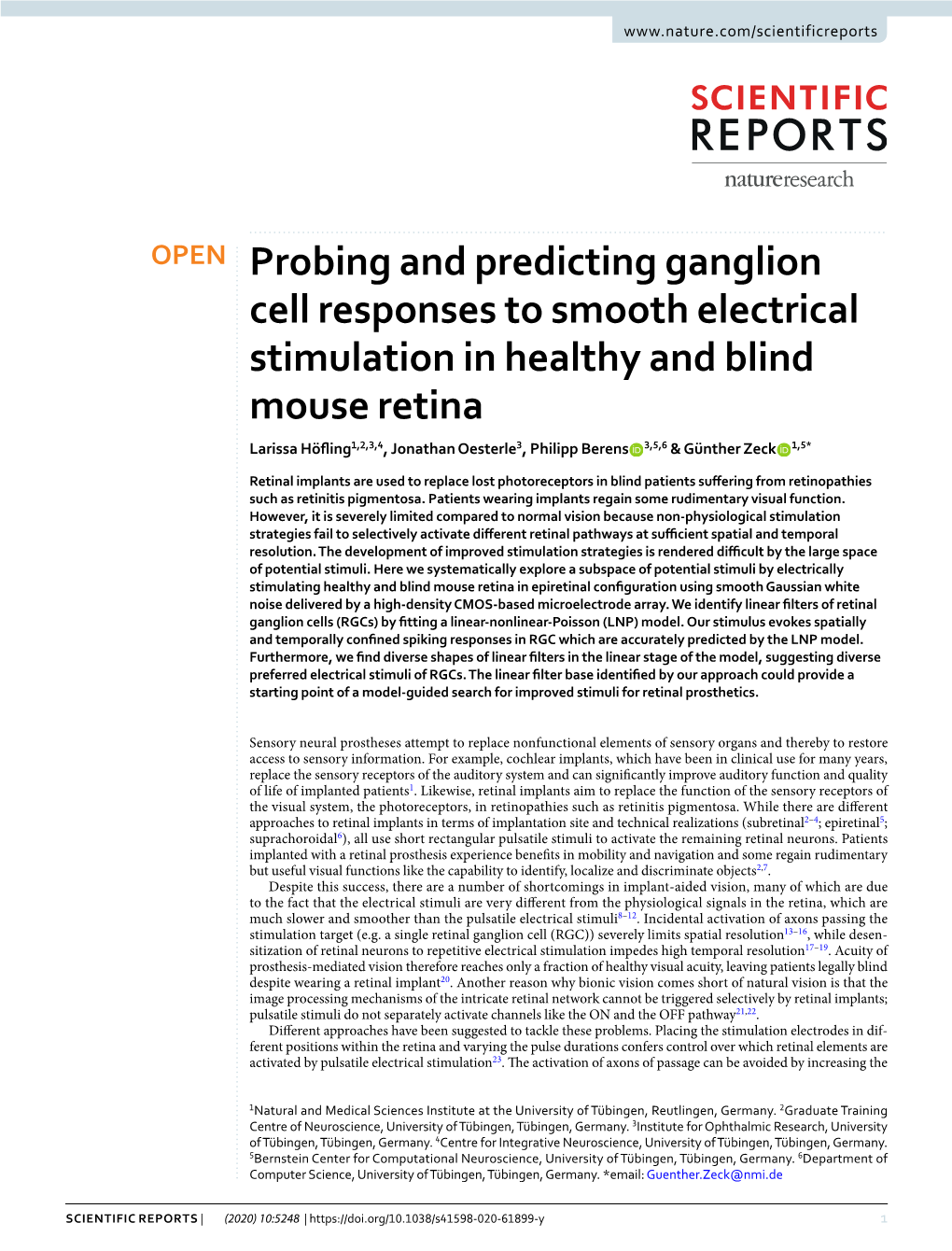 Probing and Predicting Ganglion Cell Responses to Smooth Electrical