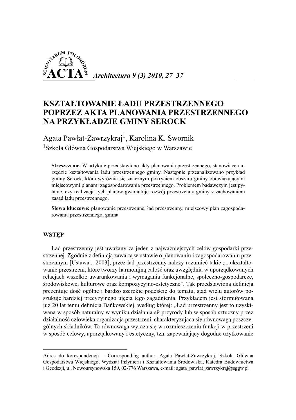 Acta Arch.9(3)2010.Indb