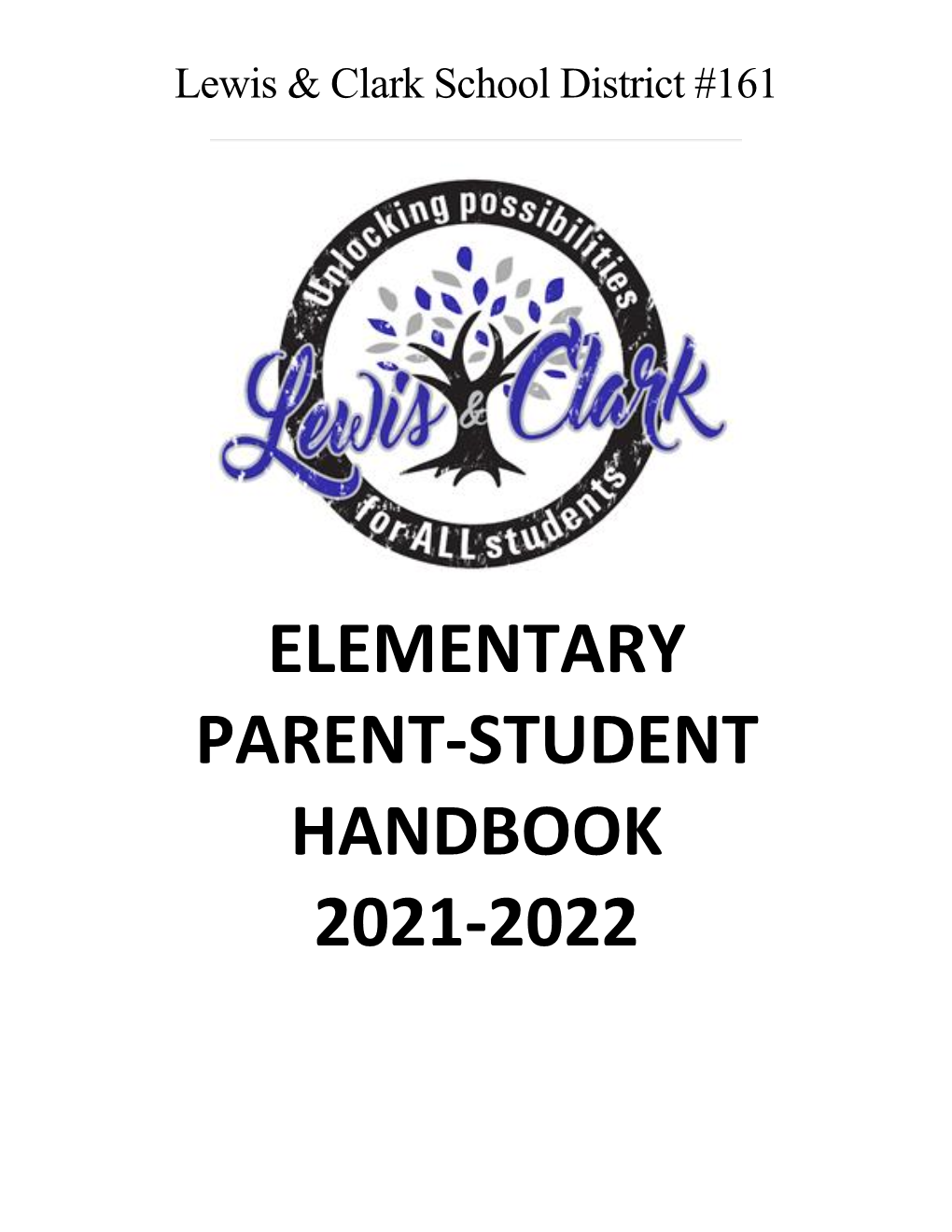 Elementary Parent-Student Handbook 2021-2022