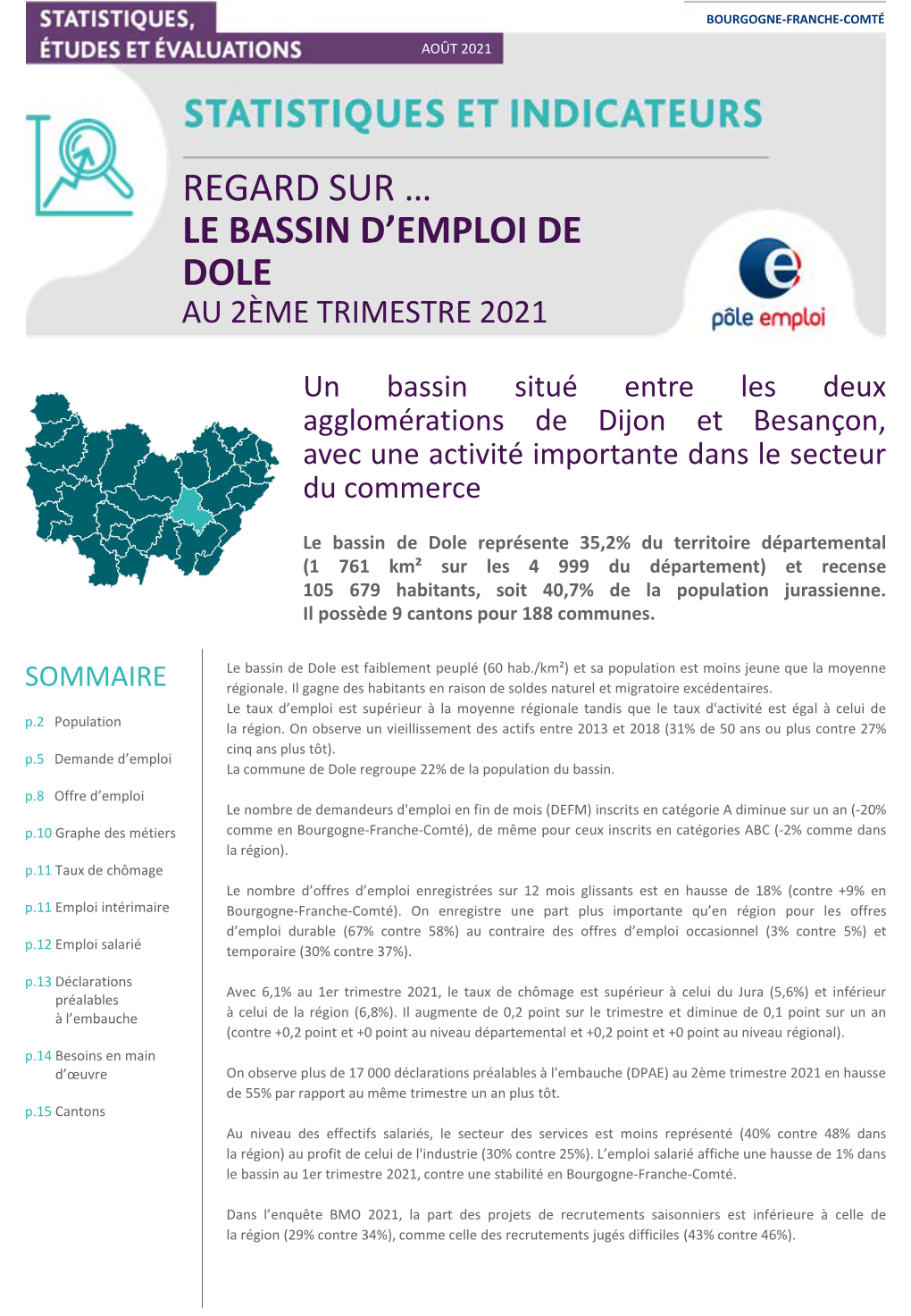 Le Bassin D'emploi De Dole