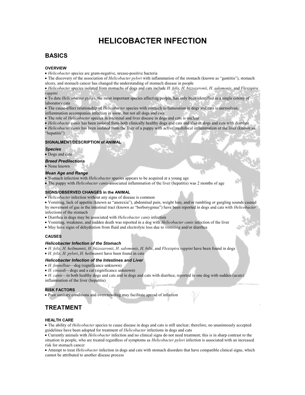 Helicobacter Infection