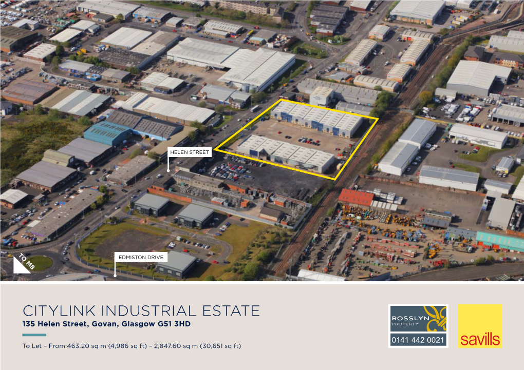 CITYLINK INDUSTRIAL ESTATE 135 Helen Street, Govan, Glasgow G51 3HD