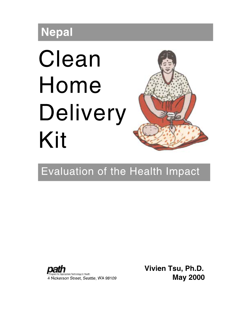 Nepal Clean Home Delivery Kit