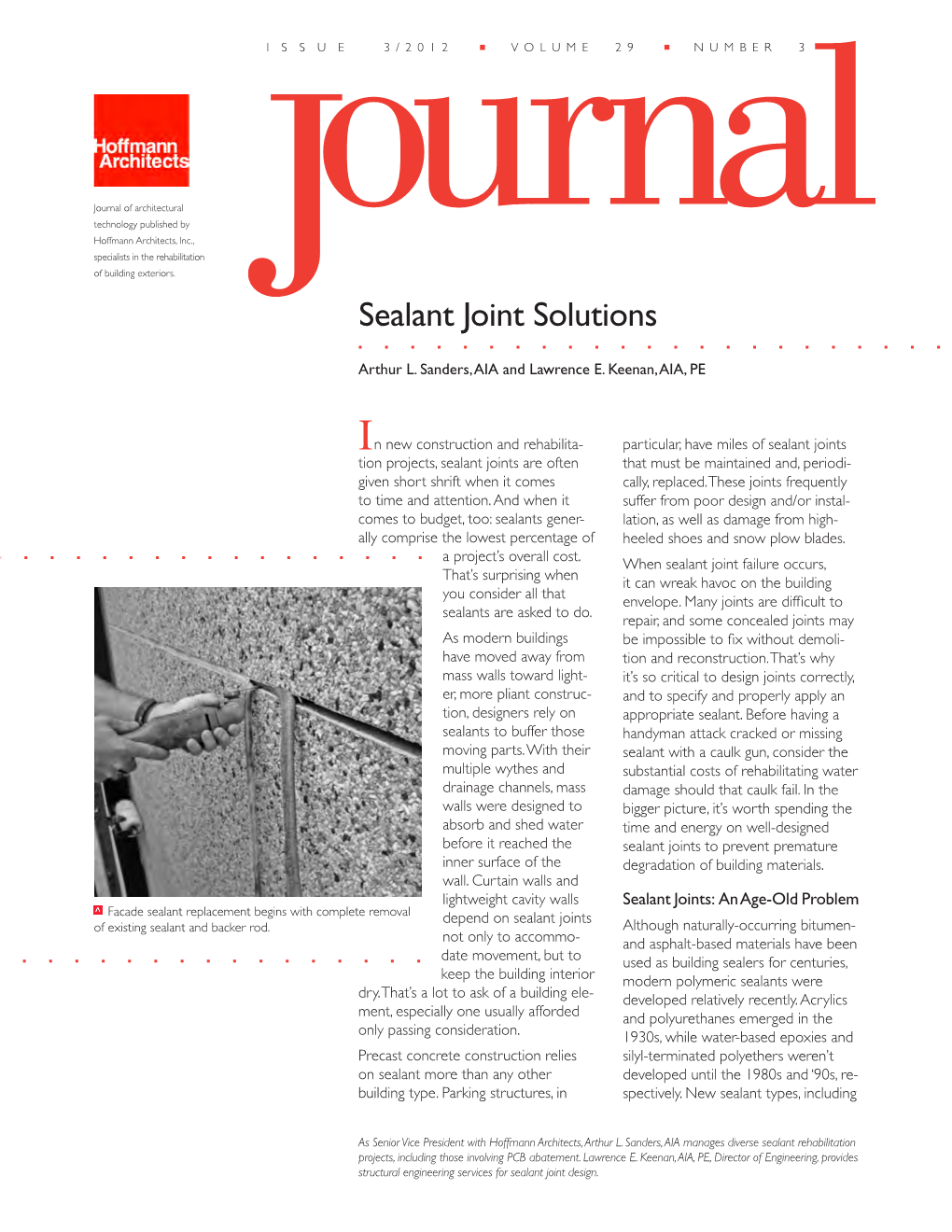 Sealant Joint Solutions