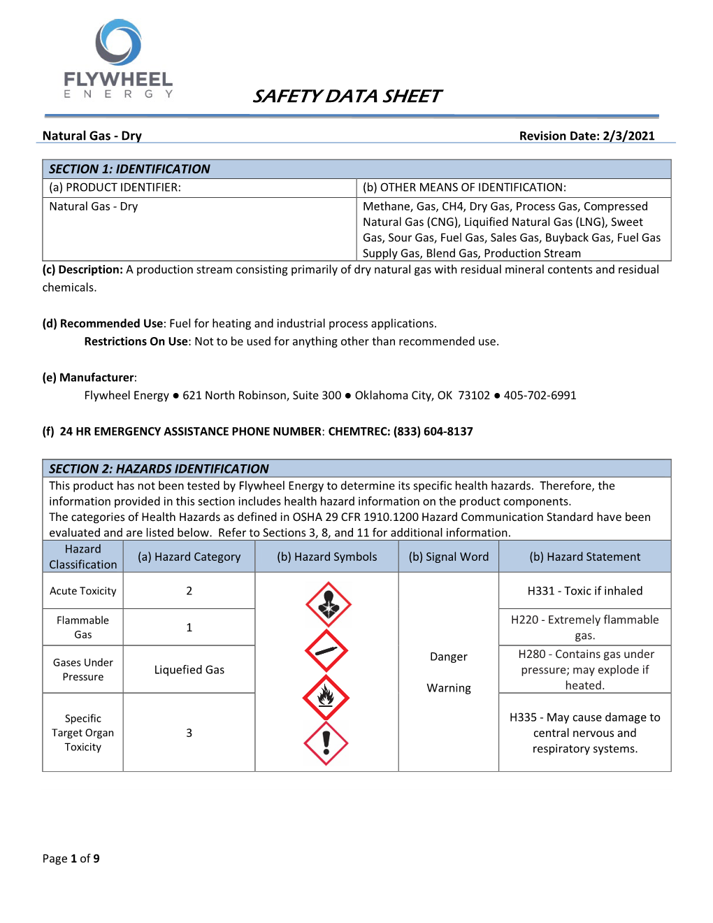 Safety Data Sheet