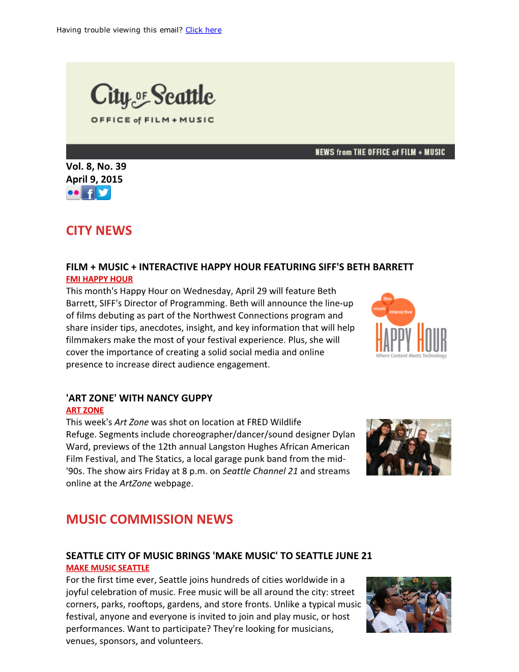 City News Music Commission News