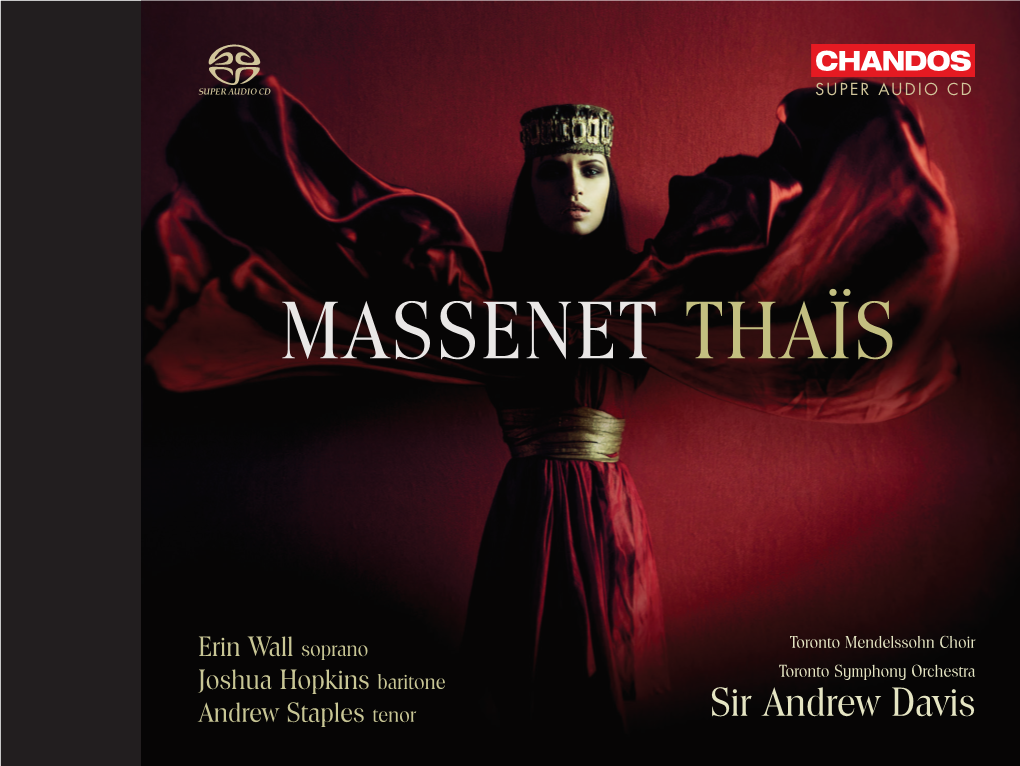 Massenet Thaïs