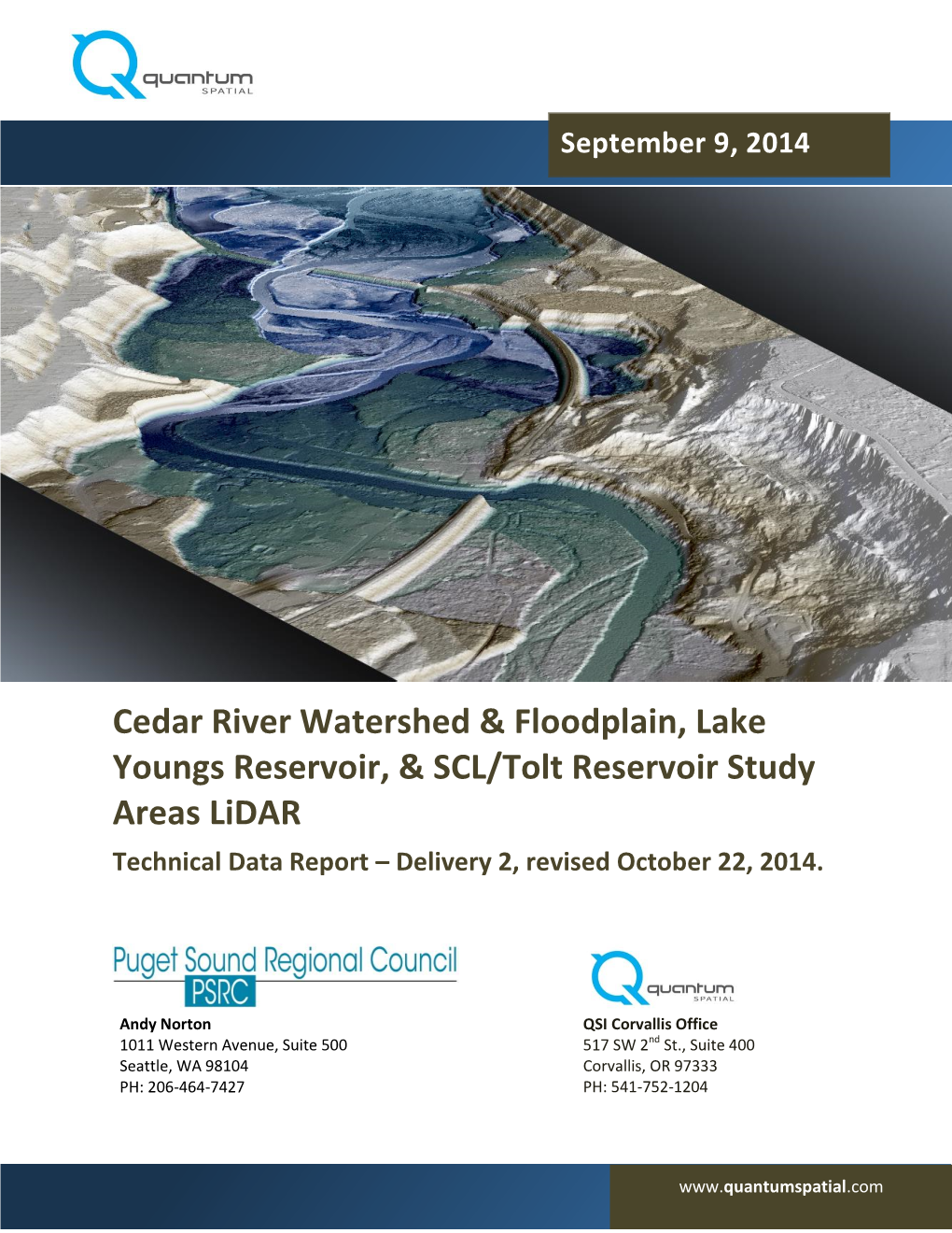 Cedar Watershed Lidar Project