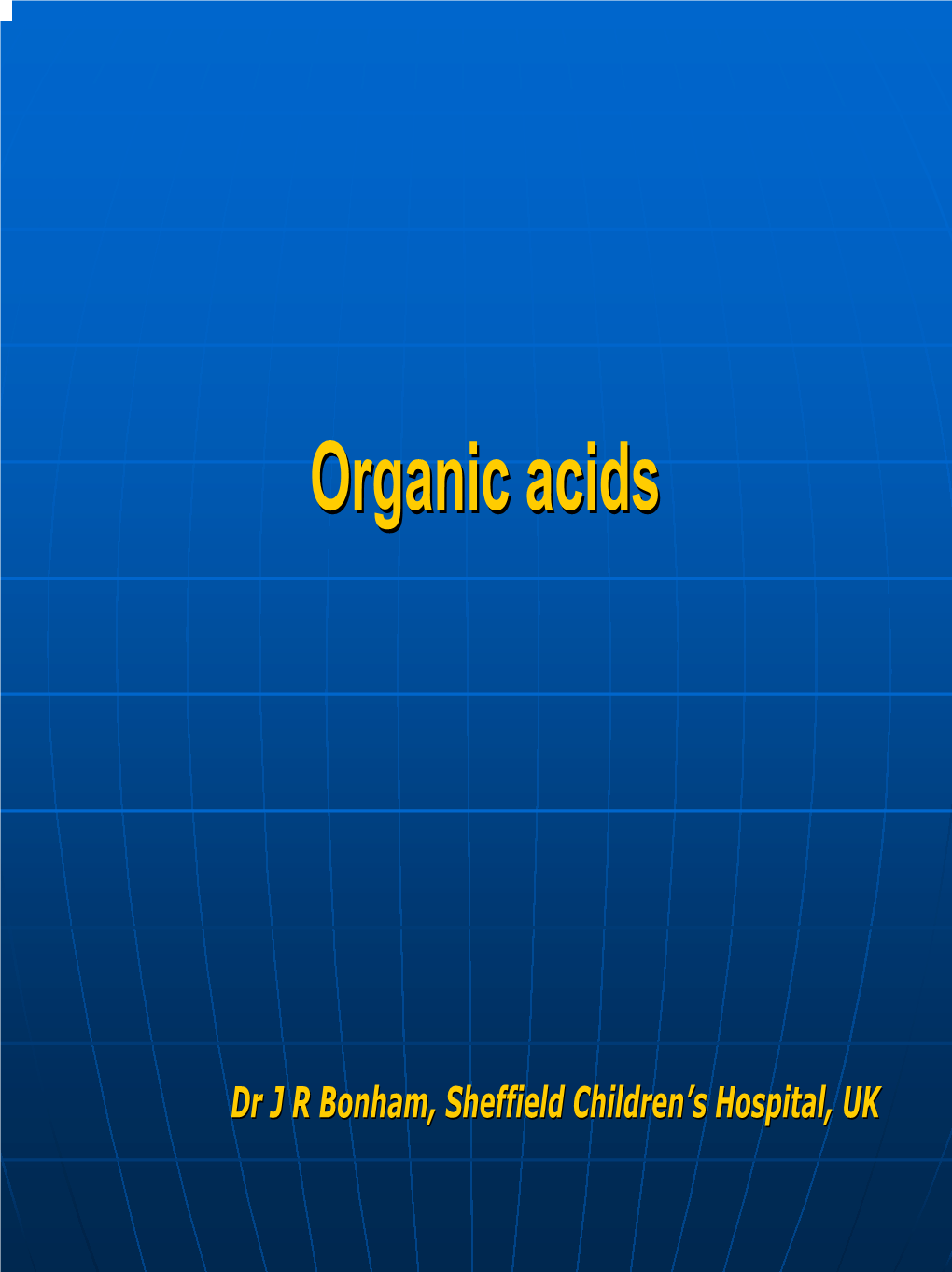 Organic Acidsacids