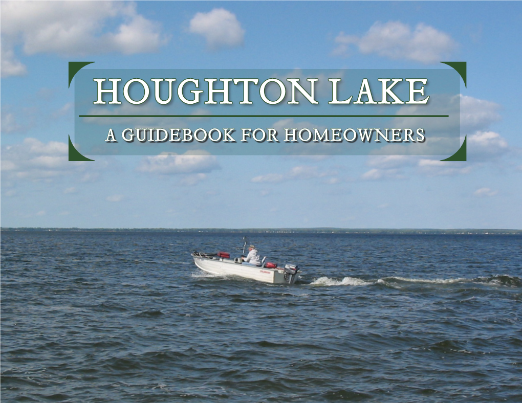 Houghton Lake: a Guidebook for Homeowners