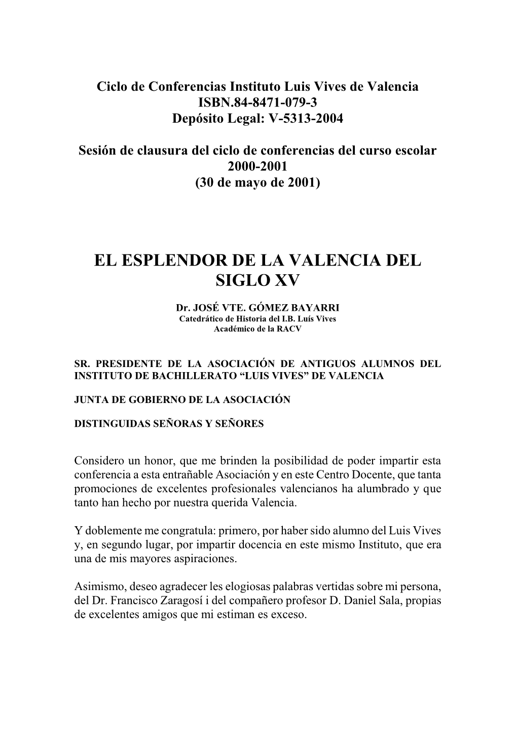 El Esplendor De La Valencia Del Siglo Xv