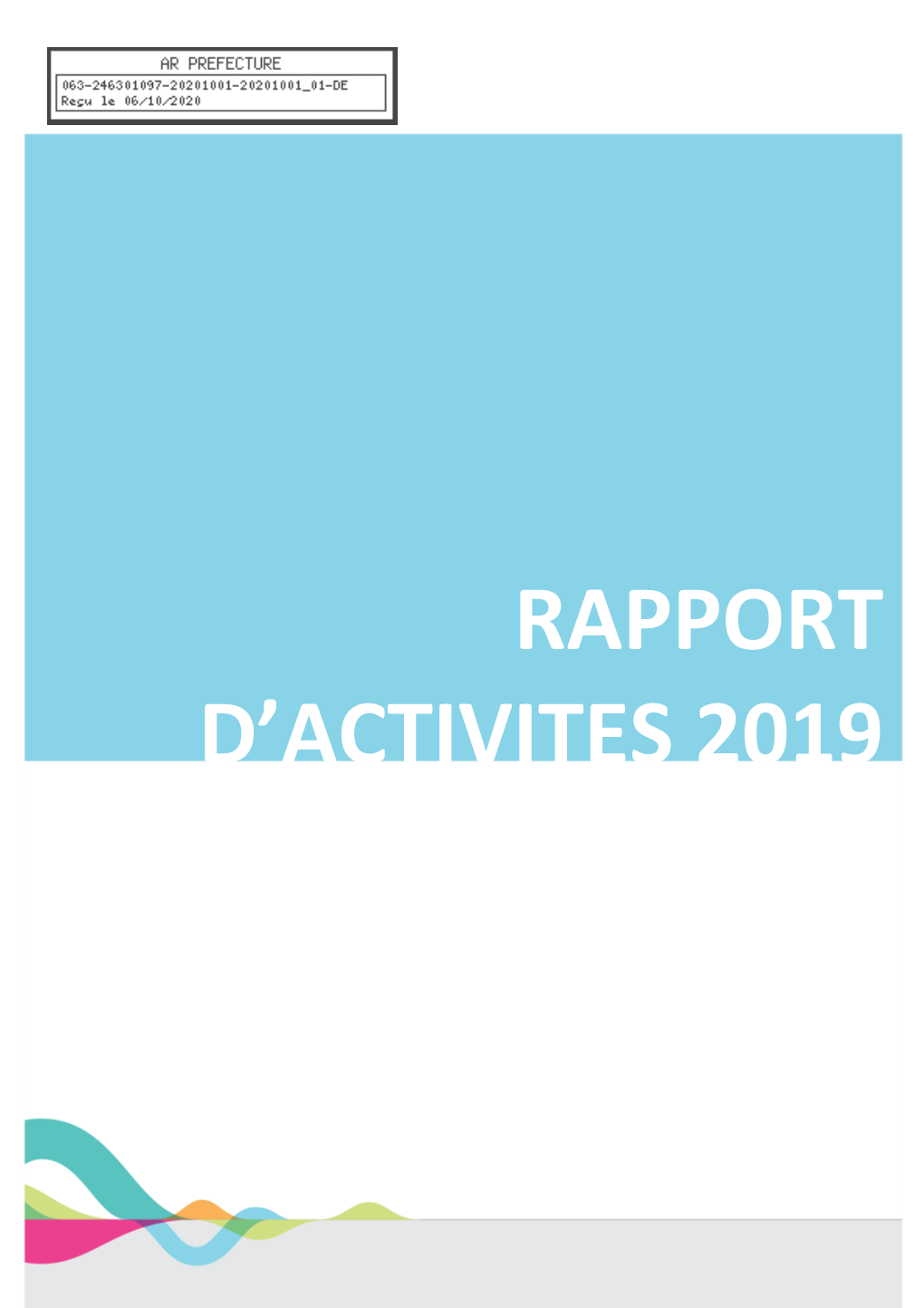 Rapport D'activites 2019