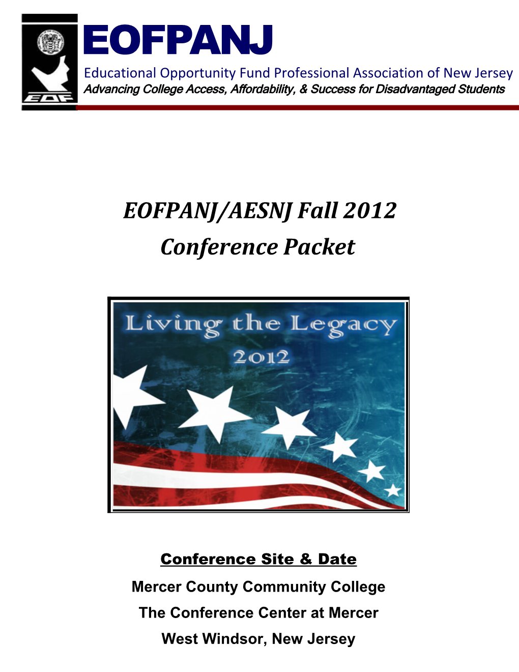 EOFPANJ/AESNJ Fall 2012