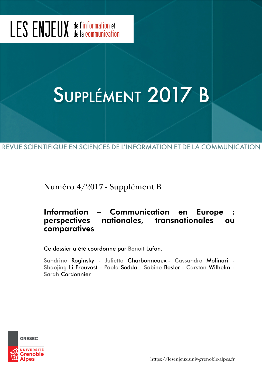 Supplément 2017 B